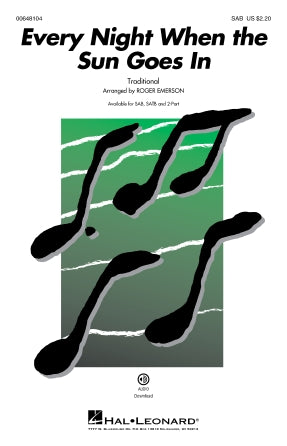 Every Night When The Sun Goes In (arr. Roger Emerson) Sheet Music Preview