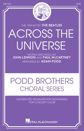 Across The Universe (arr. Adam Podd) Sheet Music Preview
