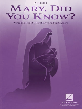 Mary, Did You Know? Sheet Music Preview