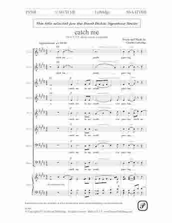 Catch Me Sheet Music Preview