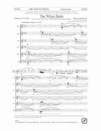 The White Birds Sheet Music Preview