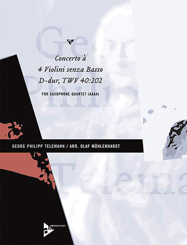 Concerto à 4 Violini senza Basso D-Dur TWV 40:202 Cover Image