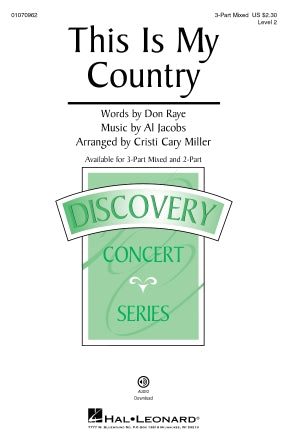 This Is My Country (arr. Cristi Cary Miller) Sheet Music Preview
