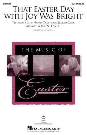 That Easter Day With Joy Was Bright (arr. John Leavitt) Sheet Music Preview