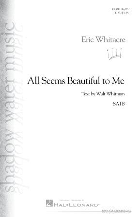 All Seems Beautiful To Me Sheet Music Preview