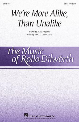 We're More Alike, Than Unalike Sheet Music Preview