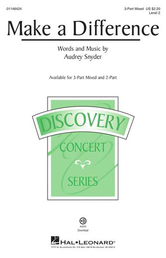 Make A Difference Sheet Music Preview