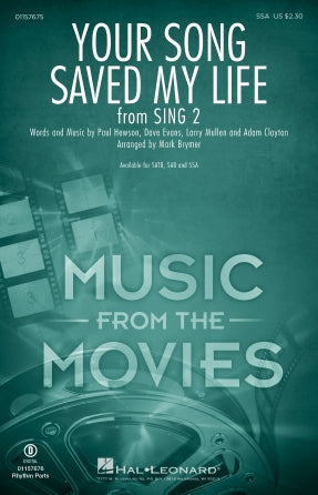 Your Song Saved My Life (from Sing 2) (arr. Mark Brymer) Sheet Music Preview