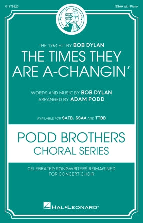 The Times They Are A-Changin' (arr. Adam Podd) Sheet Music Preview