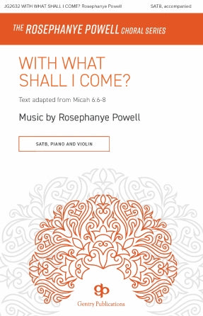 With What Shall I Come? Sheet Music Preview