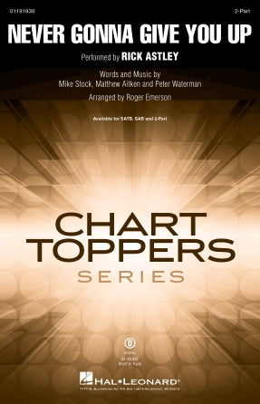 Never Gonna Give You Up (arr. Roger Emerson) Sheet Music Preview