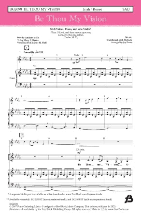 Be Thou My Vision (arr. Jay Rouse) Sheet Music Preview