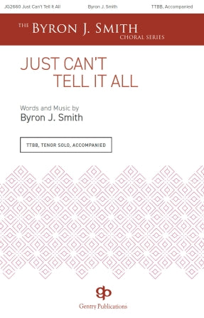 Just Can't Tell It All Sheet Music Preview
