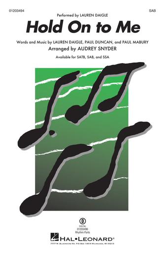 Hold On To Me (arr. Audrey Snyder) Sheet Music Preview
