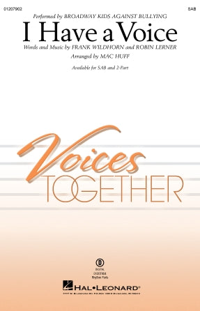 I Have A Voice (arr. Mac Huff) Sheet Music Preview