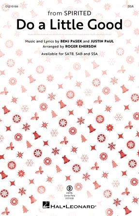 Do A Little Good (from Spirited) (arr. Roger Emerson) Sheet Music Preview