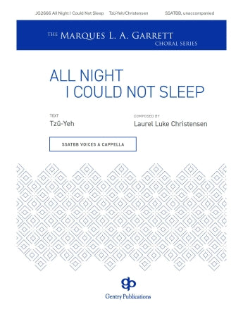 All Night I Could Not Sleep Sheet Music Preview