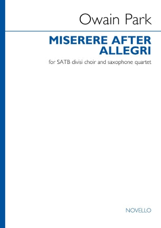 Miserere after Allegri (Score) Sheet Music Preview