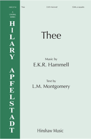 Thee Sheet Music Preview
