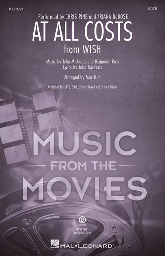 At All Costs (from Wish) (arr. Mac Huff) Sheet Music Preview