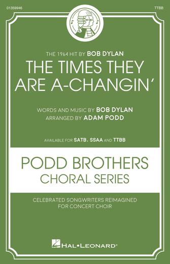 The Times They Are A-Changin' (arr. Adam Podd) Sheet Music Preview