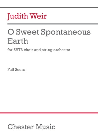 O Sweet Spontaneous Earth (Study Score) Sheet Music Preview