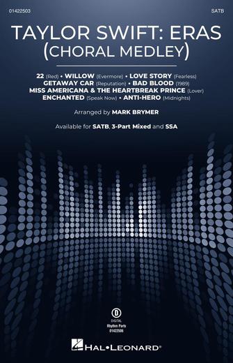 Taylor Swift: Eras (Choral Medley) (arr. Mark Brymer) - Synthesizer Sheet Music Preview