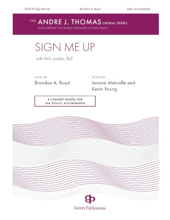 Sign Me Up Sheet Music Preview