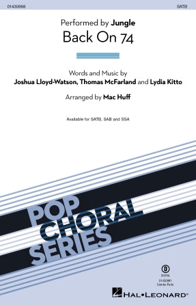 Back On 74 (arr. Mac Huff) Sheet Music Preview
