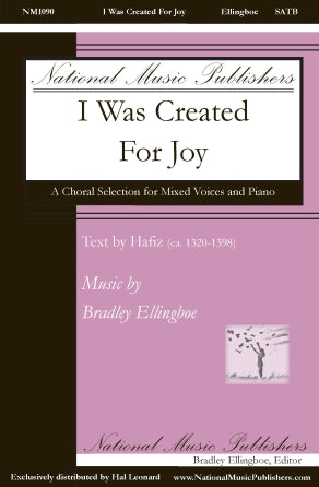 I Was Created For Joy Sheet Music Preview