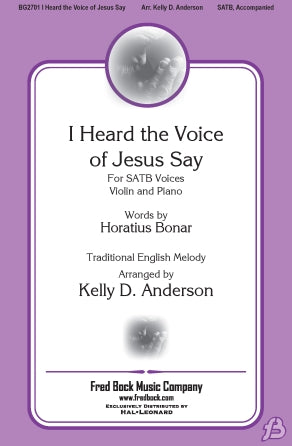 I Heard The Voice Of Jesus Say Sheet Music Preview