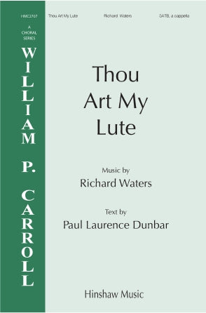 Thou Art My Lute Sheet Music Preview