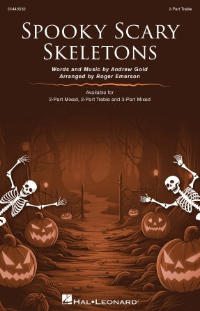 Spooky Scary Skeletons (arr. Roger Emerson) Sheet Music Preview