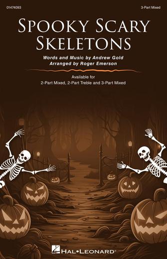 Spooky Scary Skeletons (arr. Roger Emerson) Sheet Music Preview