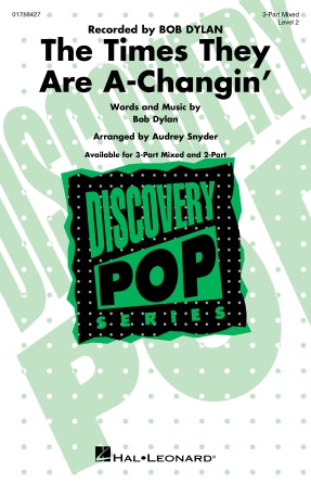 The Times They Are A-Changin' (arr. Audrey Snyder) Sheet Music Preview