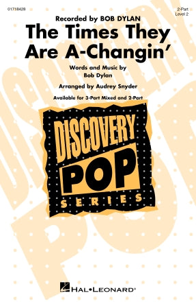 The Times They Are A-Changin' (arr. Audrey Snyder) Sheet Music Preview