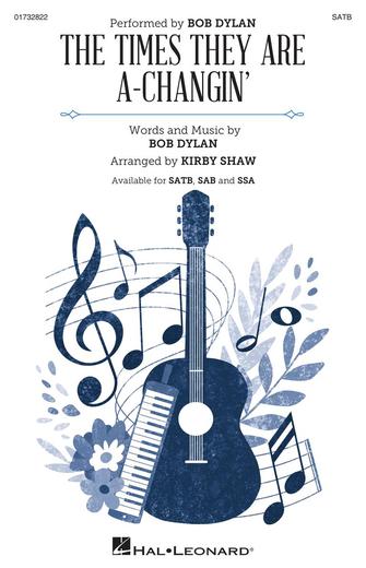 The Times They Are A-Changin' (arr. Kirby Shaw) Sheet Music Preview