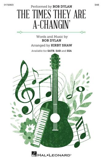 The Times They Are A-Changin' (arr. Kirby Shaw) Sheet Music Preview