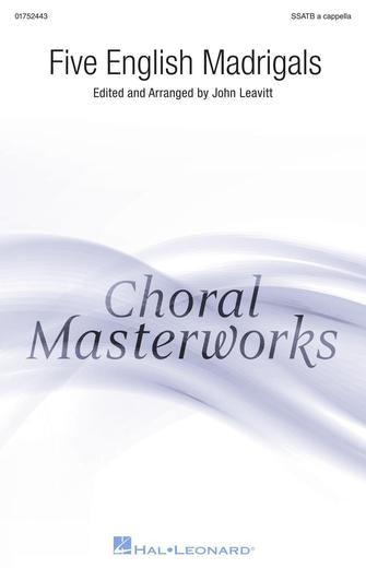 Five English Madrigals Sheet Music Preview