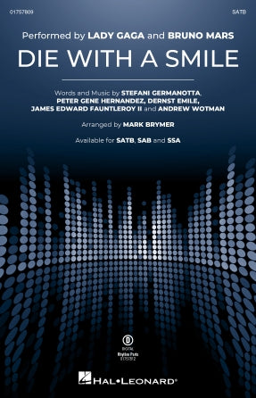 Die With A Smile (arr. Mark Brymer) Sheet Music Preview