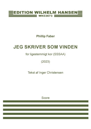 Jeg Skriver Som Vinden Sheet Music Preview