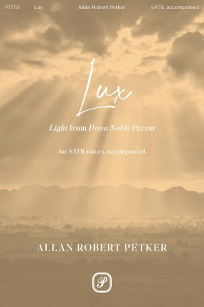 Lux (from Dona Nobis Pacem) Sheet Music Preview