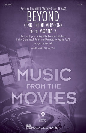 Beyond (End Credit Version) (from Moana 2) (arr. Mac Huff) Sheet Music Preview