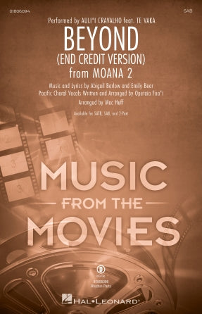 Beyond (End Credit Version) (from Moana 2) (arr. Mac Huff) Sheet Music Preview