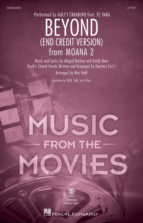 Beyond (End Credit Version) (from Moana 2) (arr. Mac Huff) Sheet Music Preview