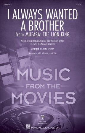 I Always Wanted A Brother (from Mufasa) (arr. Mark Brymer) Sheet Music Preview