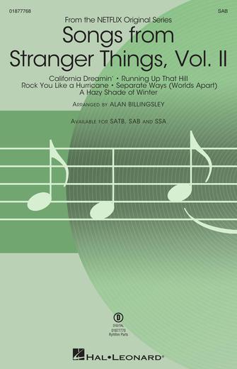 Songs from Stranger Things, Vol. II Sheet Music Preview