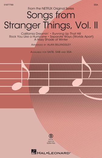 Songs from Stranger Things, Vol. II Sheet Music Preview