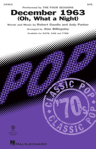 December 1963 (Oh, What A Night) (arr. Alan Billingsley) Sheet Music Preview