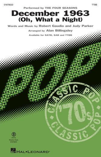 December 1963 (Oh, What A Night) (arr. Alan Billingsley) Sheet Music Preview